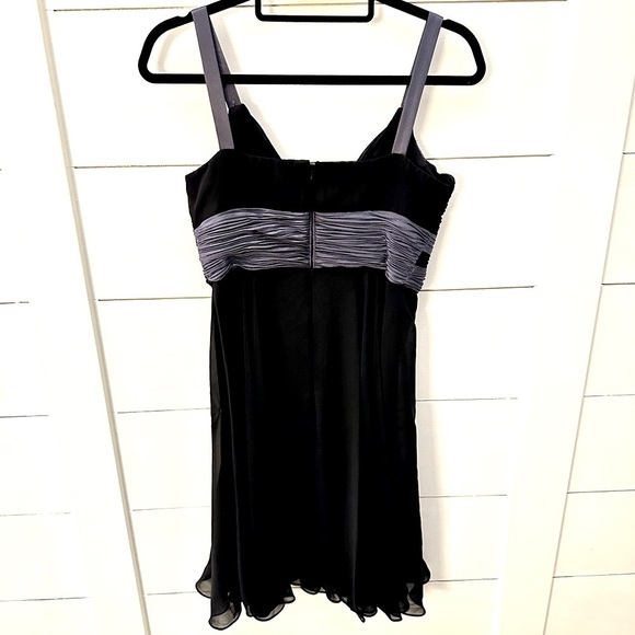 Y2K Vintage black babydoll Dressbarn midi prom party woman evening dress 10 - Picture 2 of 14